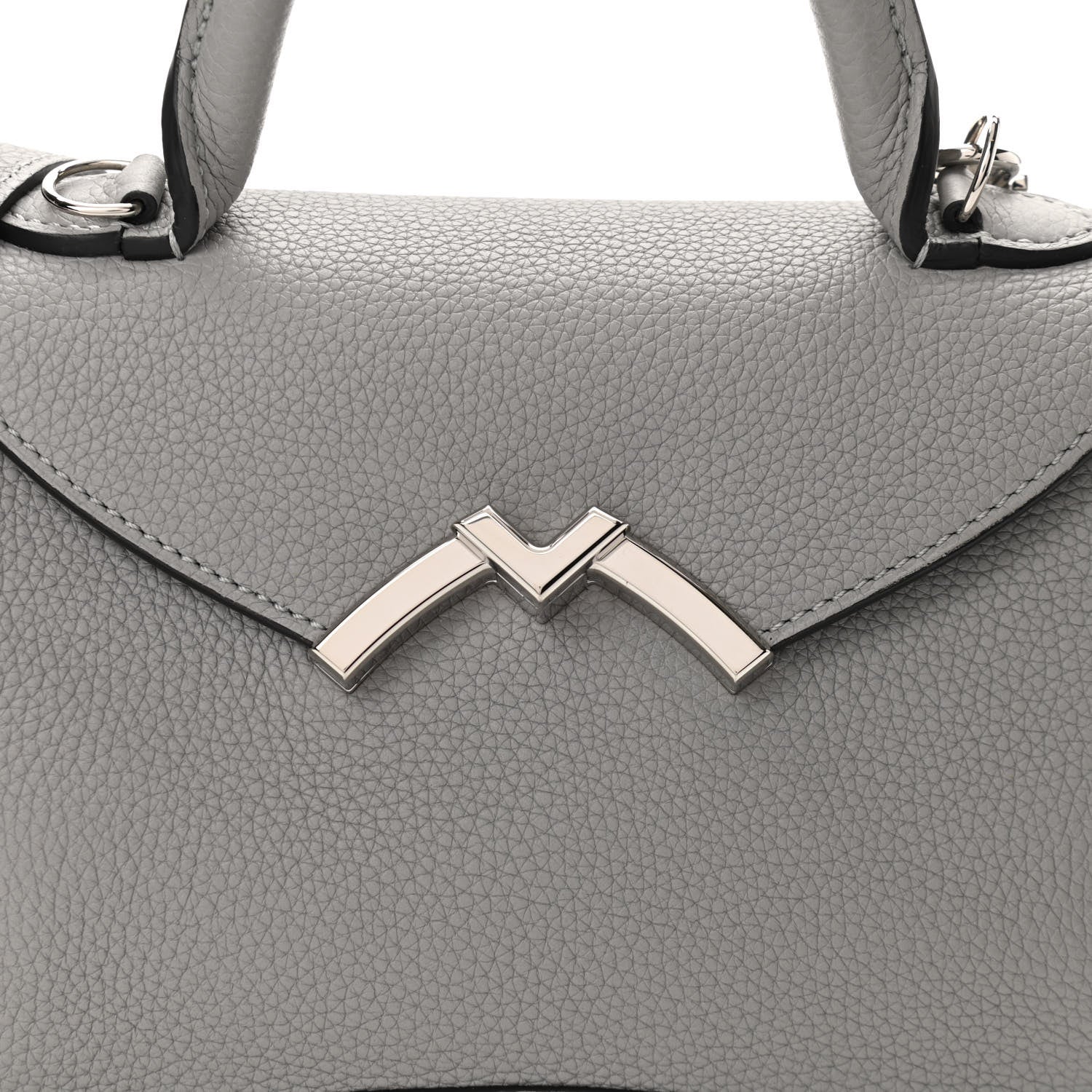 Moynat Taurillon Blush Gabby BB Gray 7 of 10