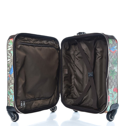 Gucci GG Supreme Monogram Tian Carry On Trolley Beige Multicolor New Acero 5 of 12