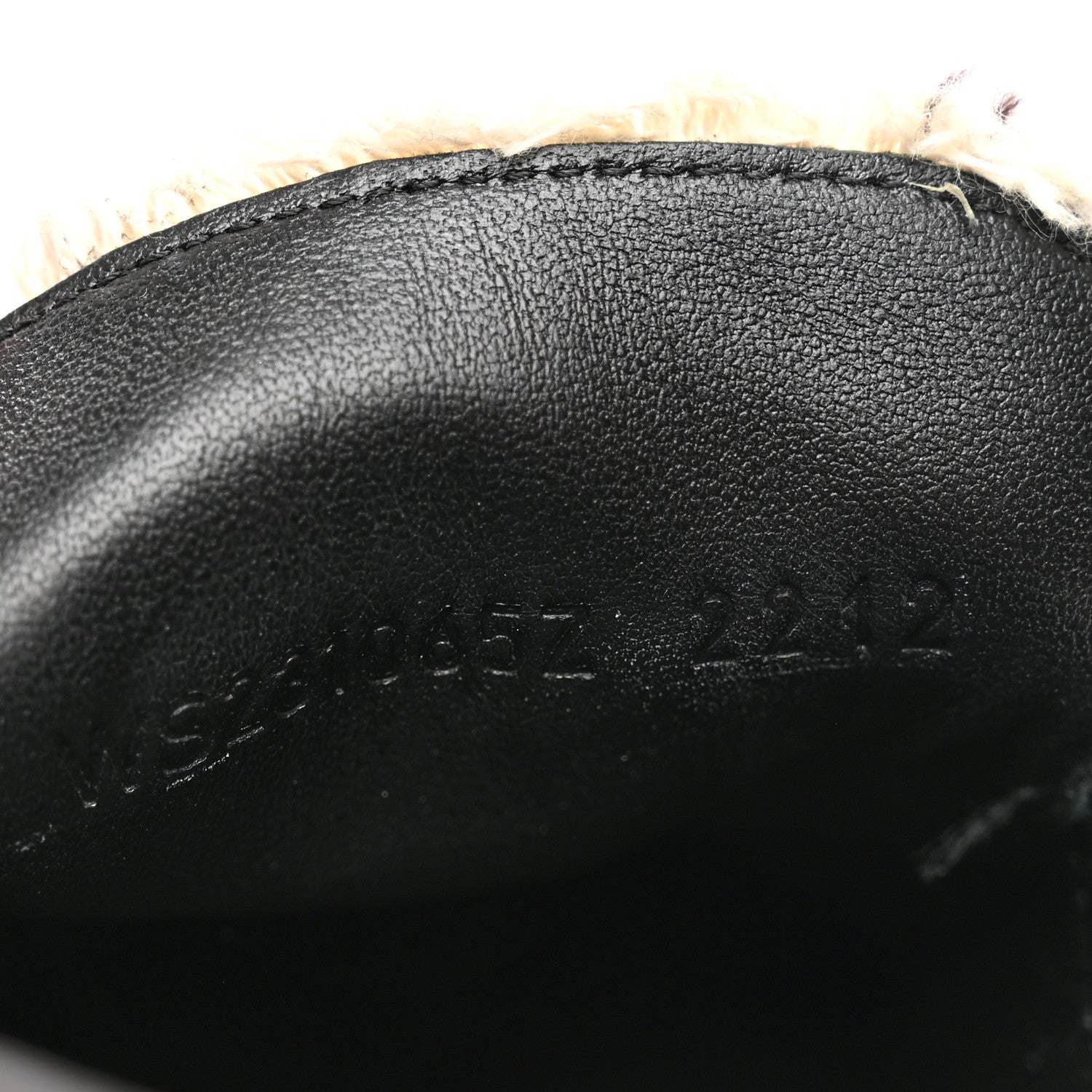 Hermes Toile Calfskin Fray Womens Destin Loafer 36.5 Black Prunoir 8 of 8