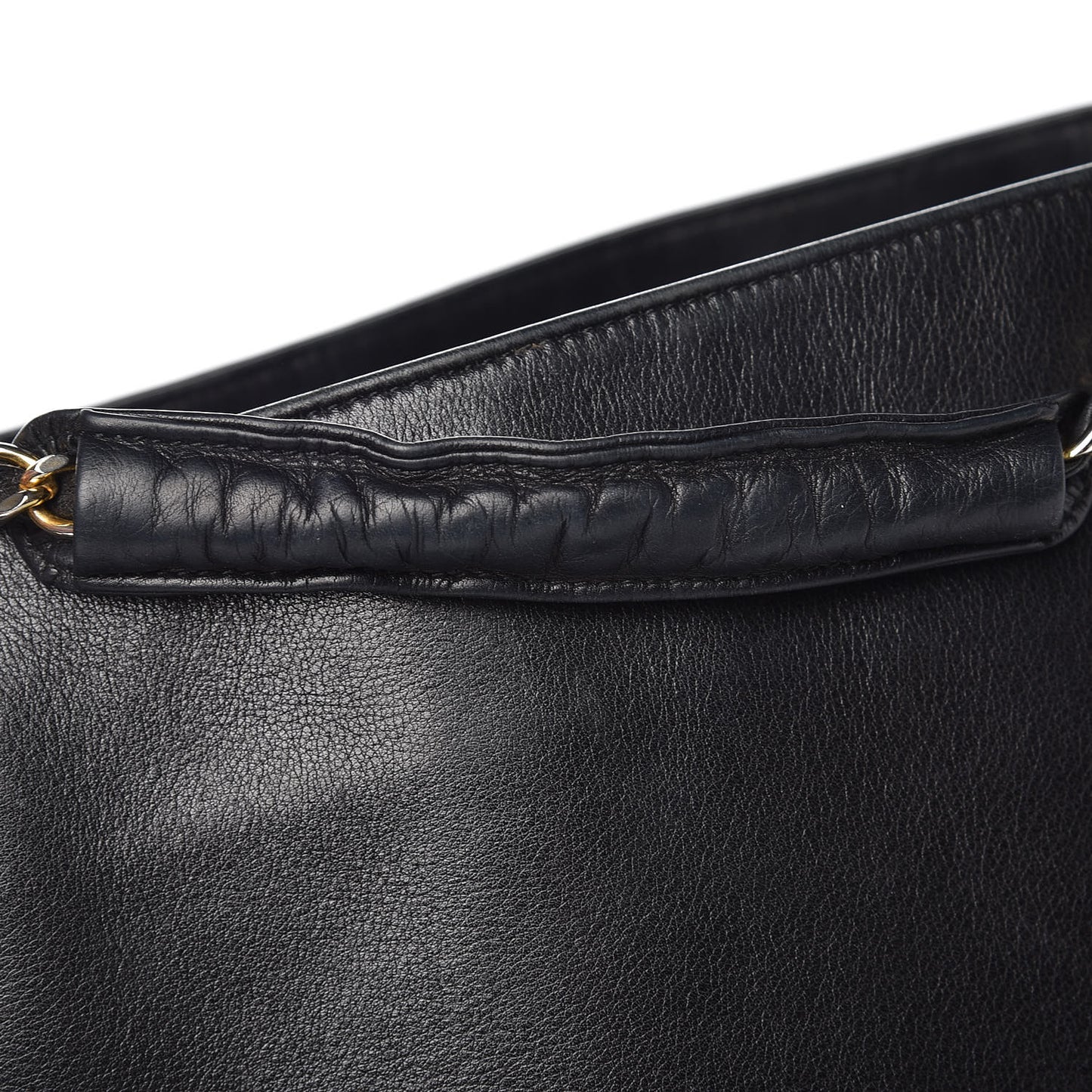 Lambskin Quilted Tote Black