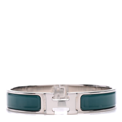 Hermes Enamel Narrow Clic Clac H Bracelet GM Veronese 1 of 5