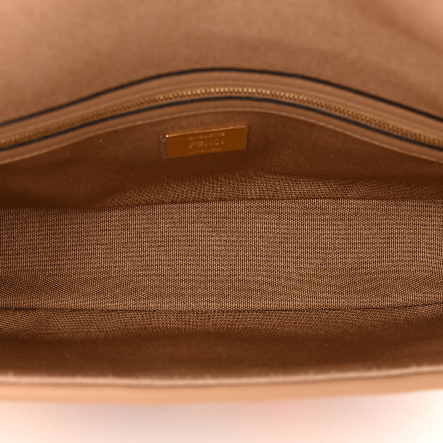 Fendi Canvas Vitello King FF Multicolor Embroidered Baguette Multicolor Cuoio 5 of 9