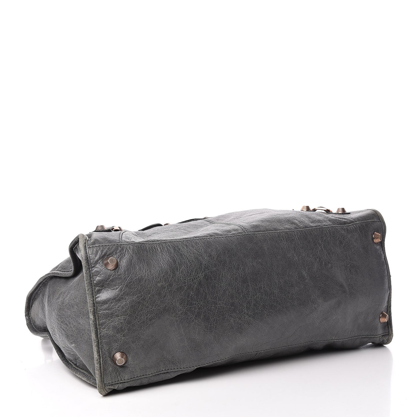 Agneau Giant 12 Rose Gold Hardware Work Gris Tarmac