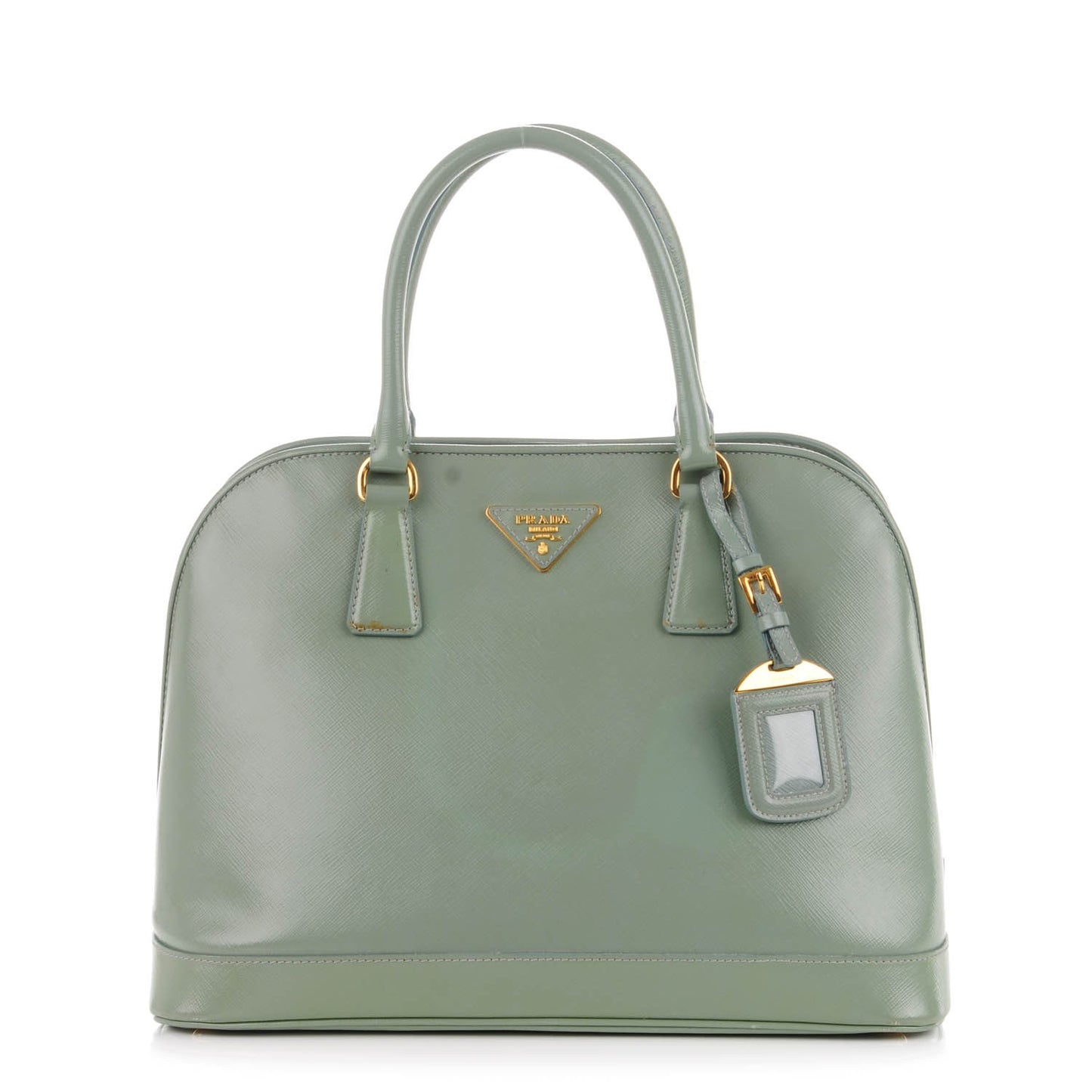 Saffiano Vernice Open Promenade Tote Acquamarina