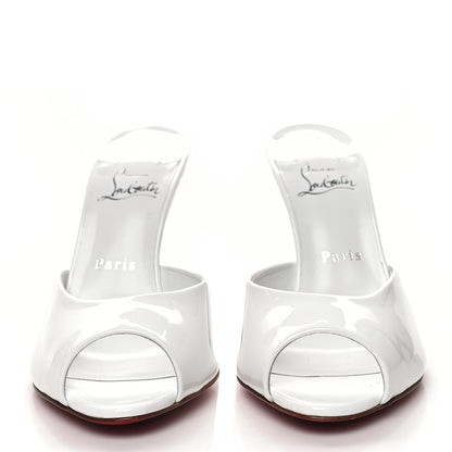 Christian Louboutin Patent Me Dolly 100 Sandals 38.5 White 2 of 7