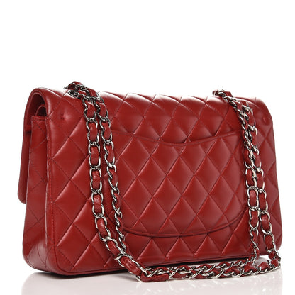 Chanel Lambskin Quilted Medium Double Flap Red 4 of 11