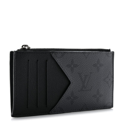 Louis Vuitton Reverse Monogram Eclipse Taiga Coin Card Holder 3 of 6