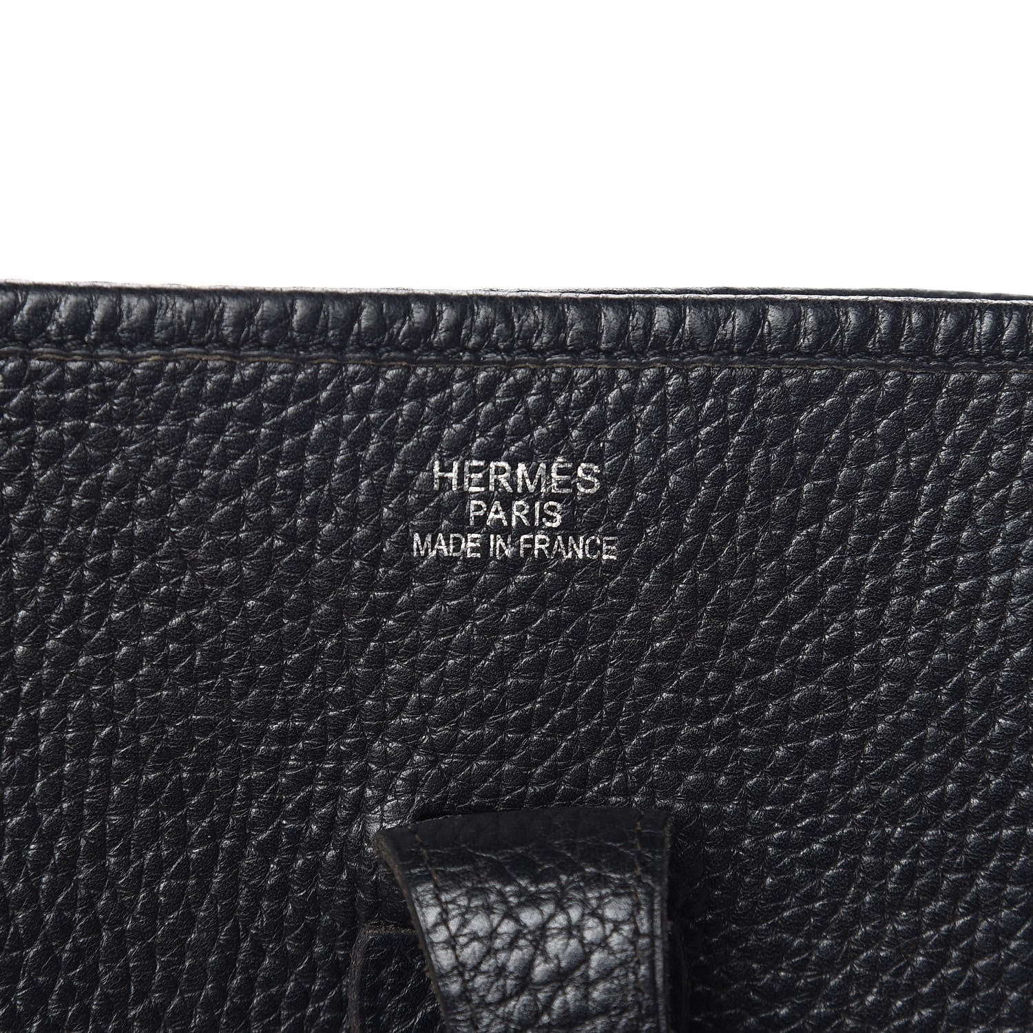 Hermes Taurillon Clemence Evelyne GM Black 6 of 16
