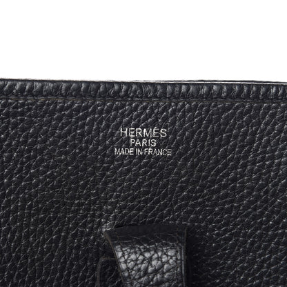 Hermes Taurillon Clemence Evelyne GM Black 6 of 16