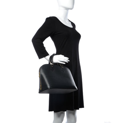 Louis Vuitton Epi Alma PM Black 2 of 11