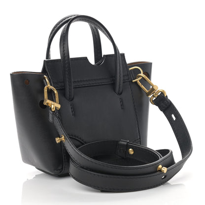 Off-White OFF WHITE Calfskin Burrow 16 Tote Black 2 of 11