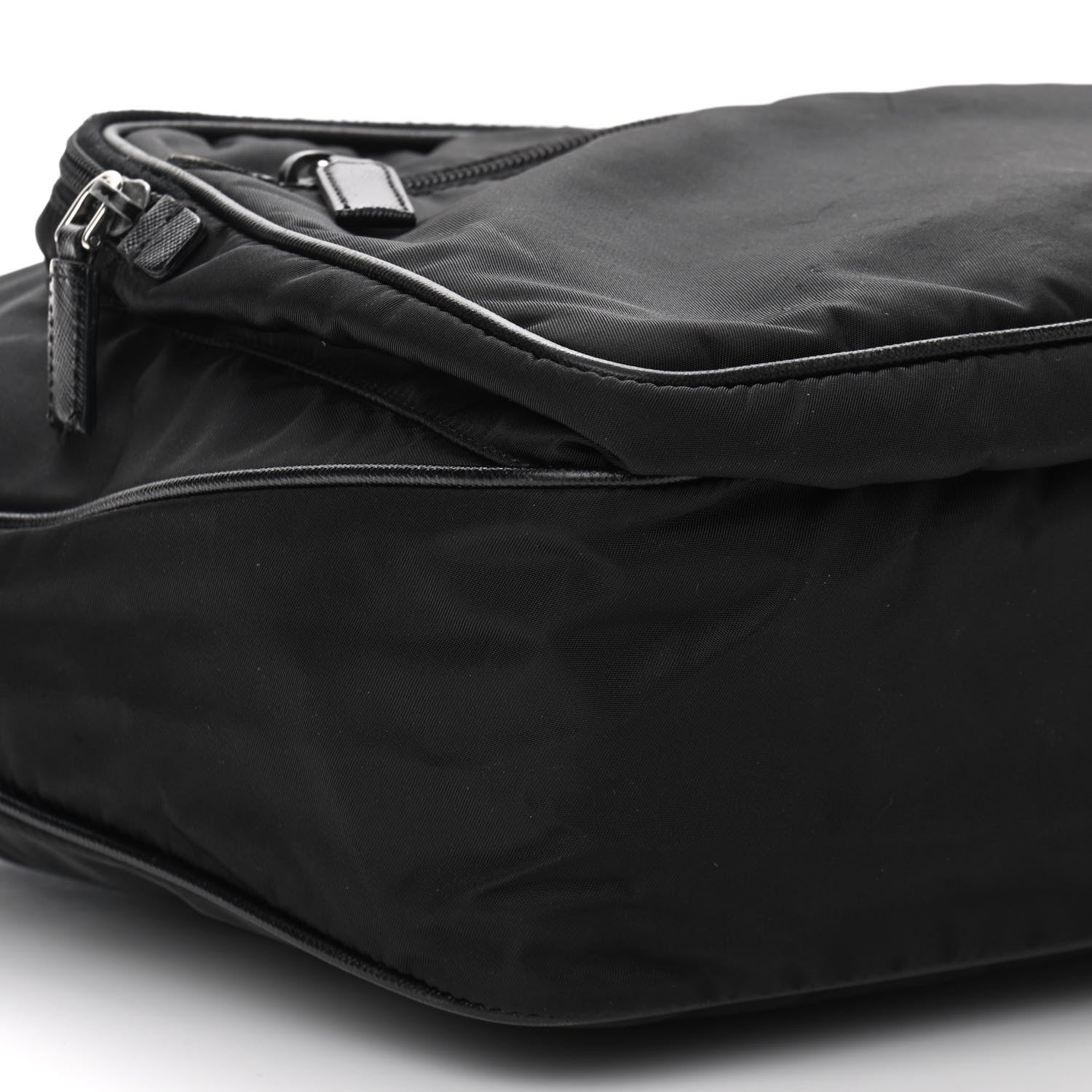 Prada Nylon Tessuto Messenger Bag Black 8 of 9