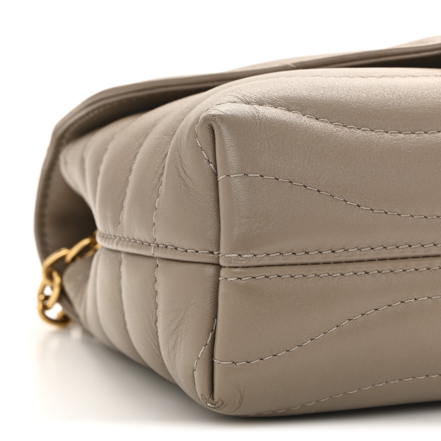 Louis Vuitton Calfskin LV New Wave Chain Bag Taupe 8 of 12