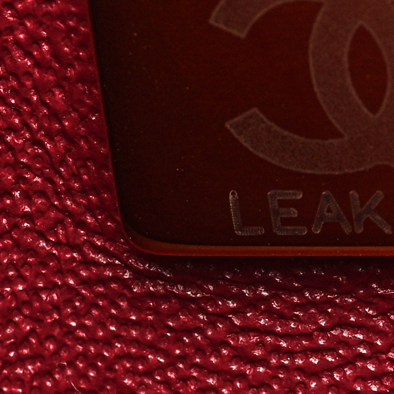 Chanel Lambskin Quilted Mini Rectangular Flap Burgundy 7 of 10