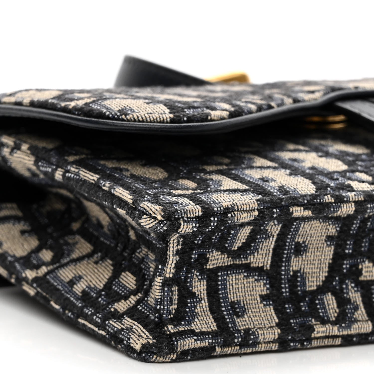 Christian Dior Oblique Saddle Belt Bag Blue 8 of 9