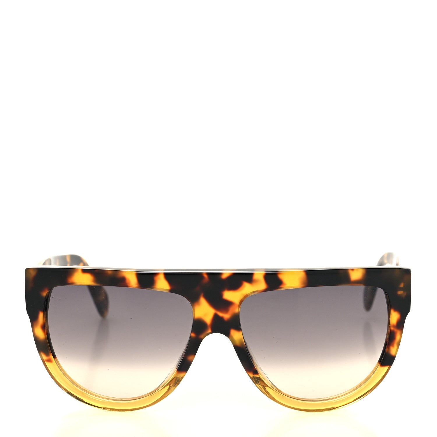 Celine Acetate Aviator Sunglasses CL 40001I Havana 2 of 8