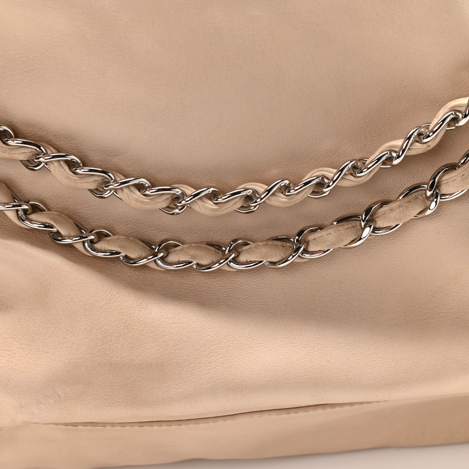 Chanel Lambskin Large Ultimate Soft Tote Beige 14 of 17