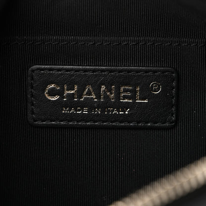 Chanel Lambskin Quilted Waist Bag Fanny Pack Black 6 of 10