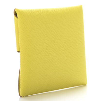 Hermes Epsom Bastia Coin Purse Lime 3 of 7