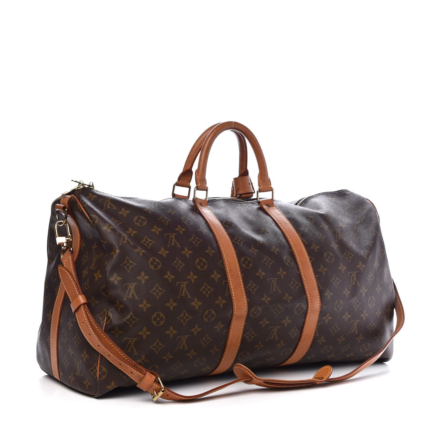 Louis Vuitton Monogram Keepall Bandouliere 55 4 of 13