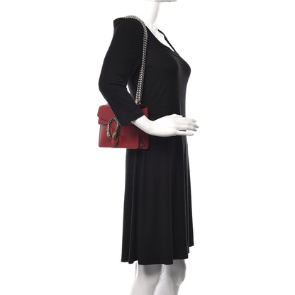 Gucci Calfskin Mini Dionysus Shoulder Bag Hibiscus Red 2 of 10