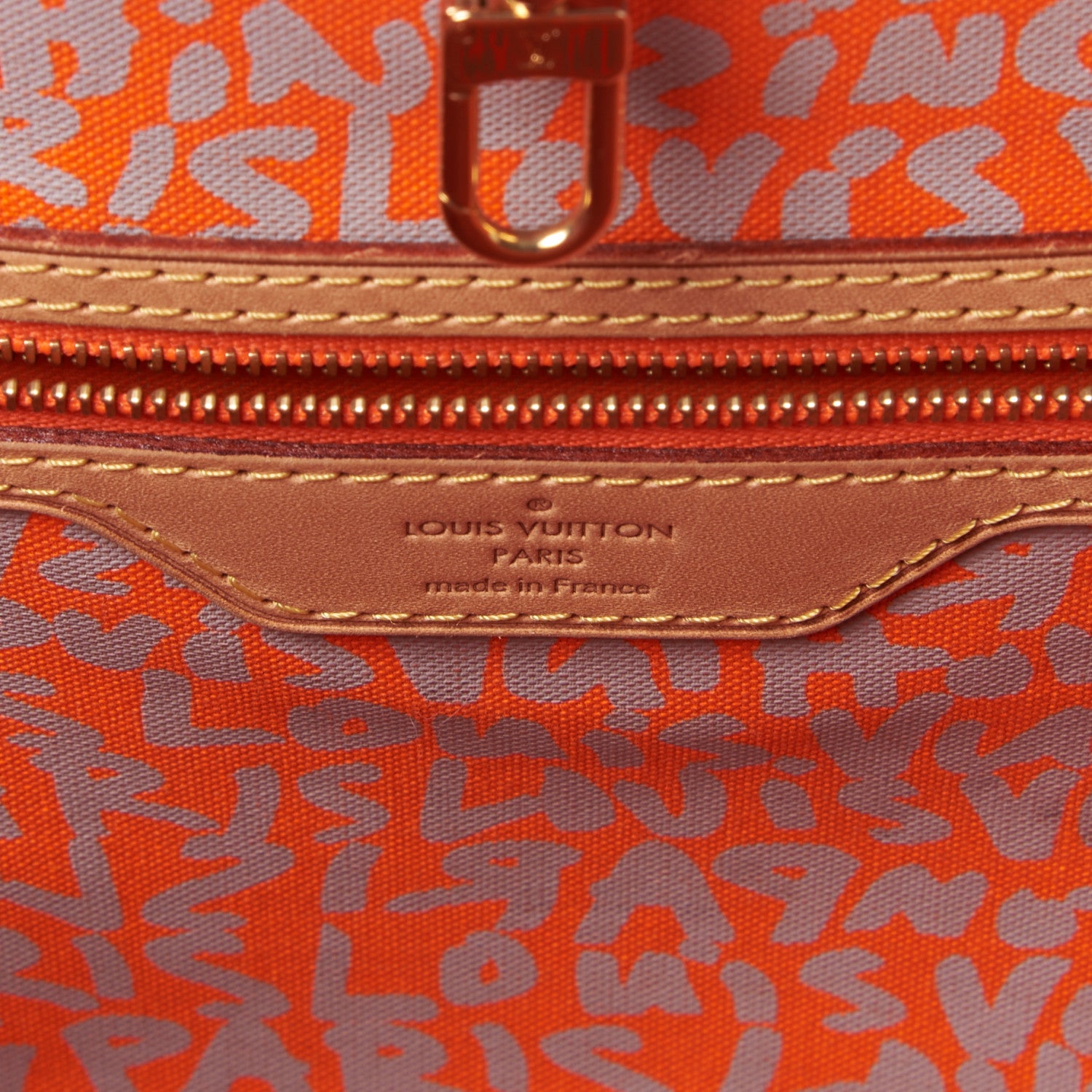 Louis Vuitton Monogram Graffiti Neverfull GM Orange 7 of 8
