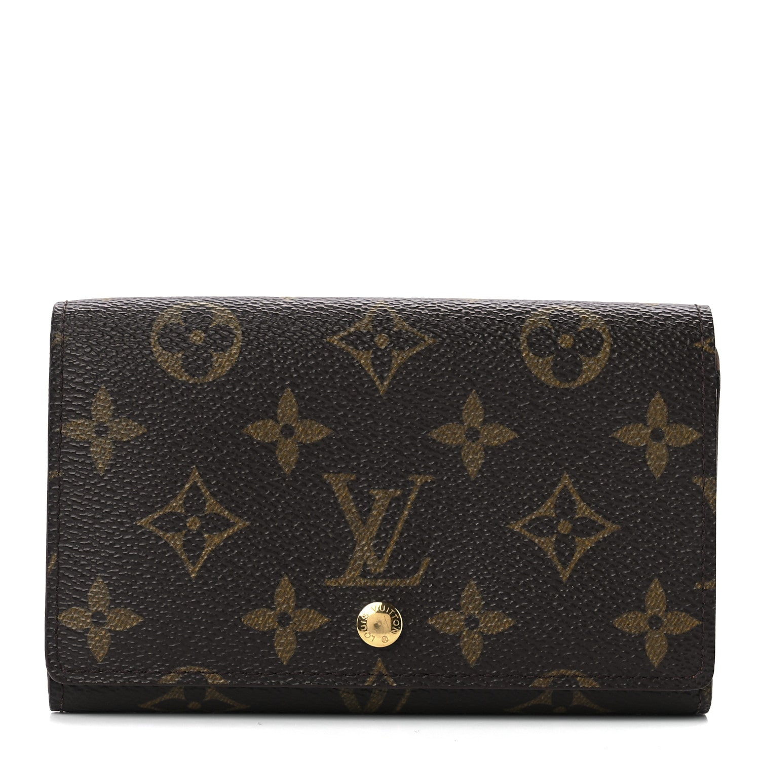 Louis Vuitton Monogram Porte-Monnaie Tresor Wallet 1 of 10