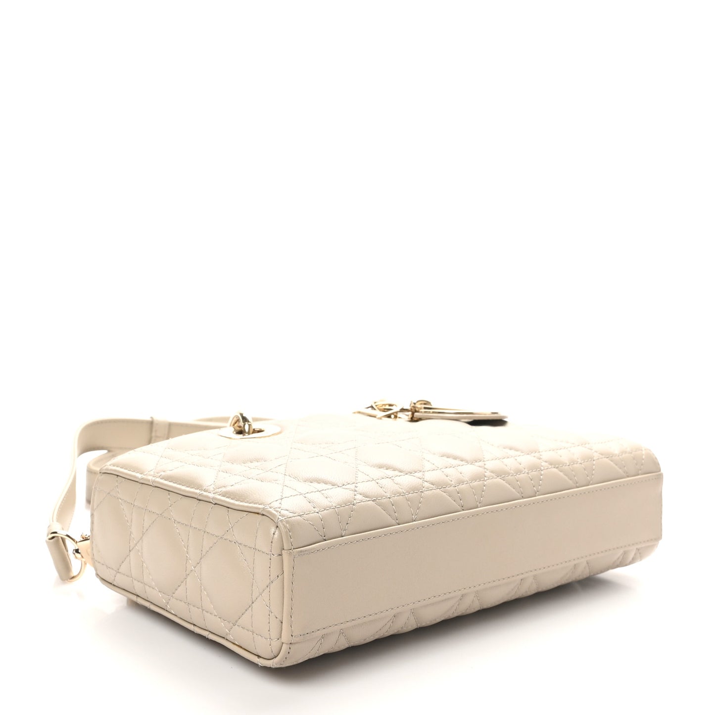 Lambskin Cannage Medium Lady D-Joy Sable