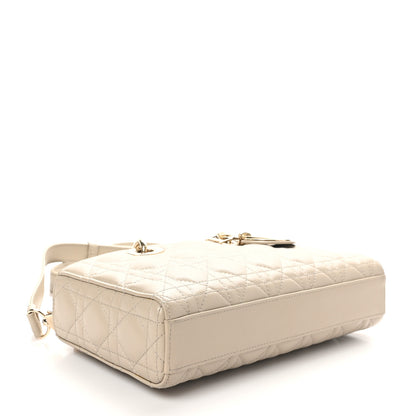 Christian Dior Lambskin Cannage Medium Lady D-Joy Sable 4 of 10