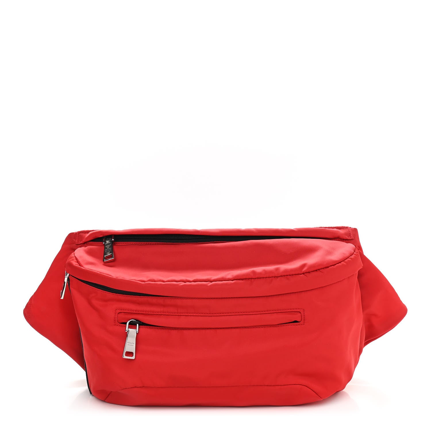 Prada Tessuto Nylon Belt Bag Red 1 of 12