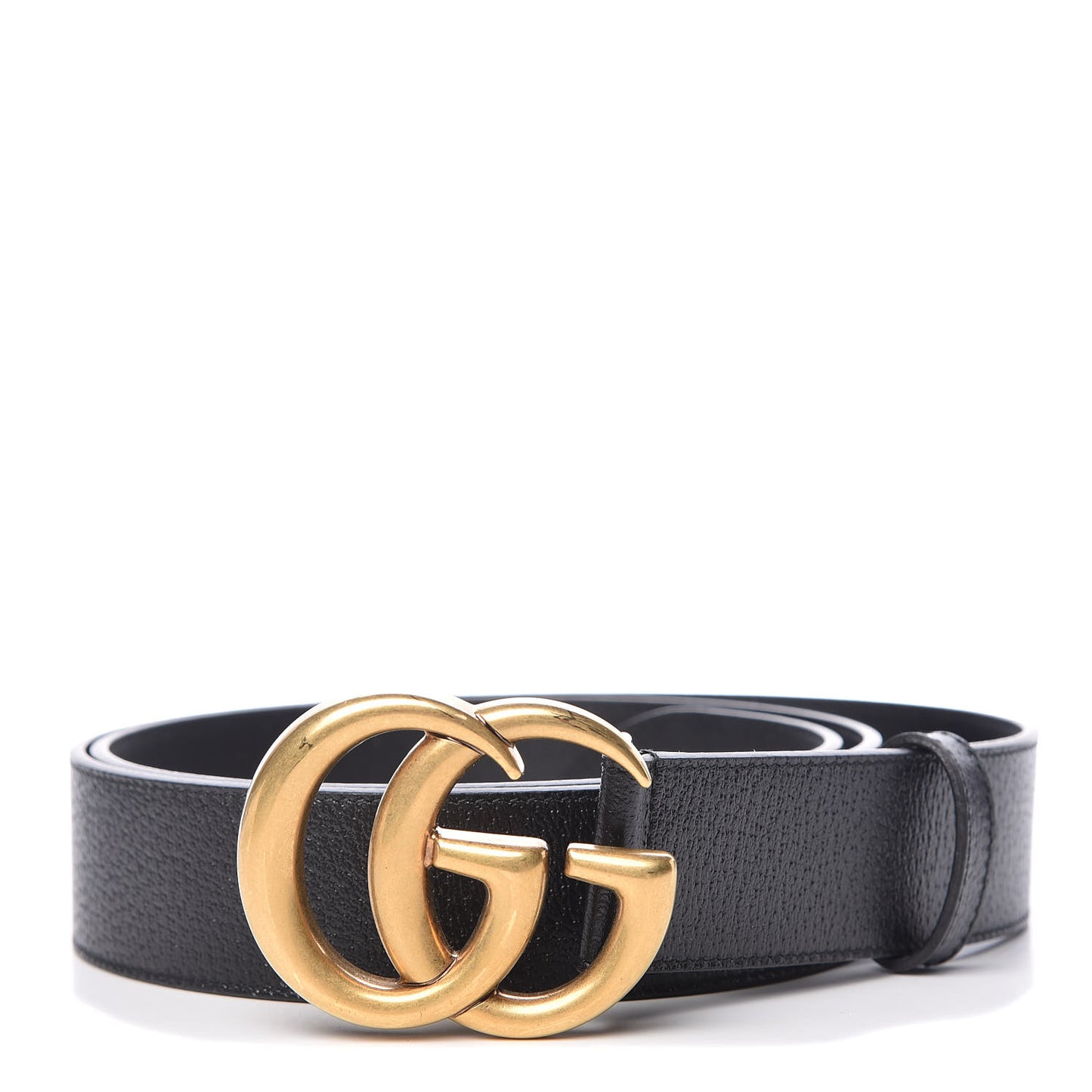 Textured Calfskin Double G 40mm Belt 115 46 Black