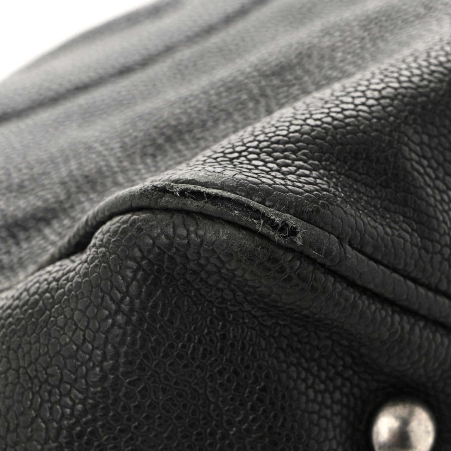 Chanel Caviar CC Shoulder Bag Black 11 of 12