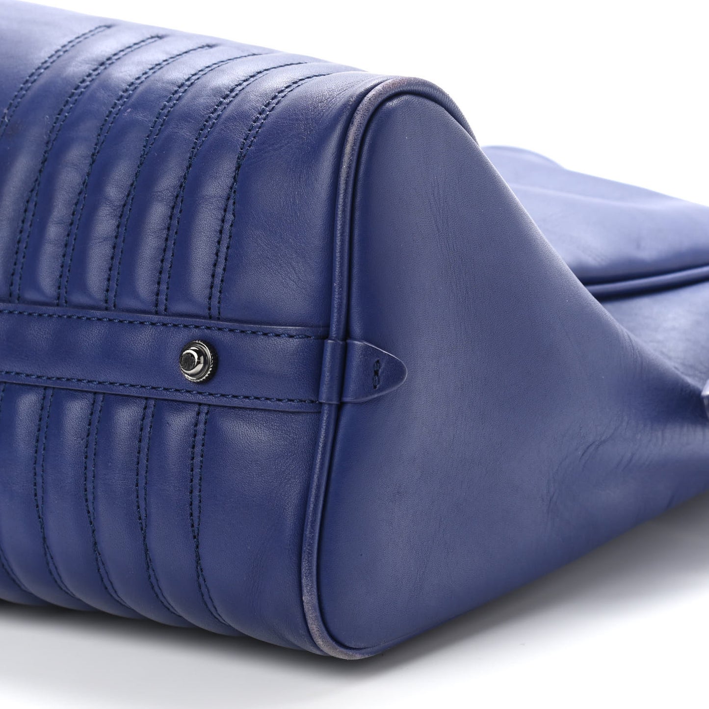 Calfskin Large Ryder Satchel Ultramarine