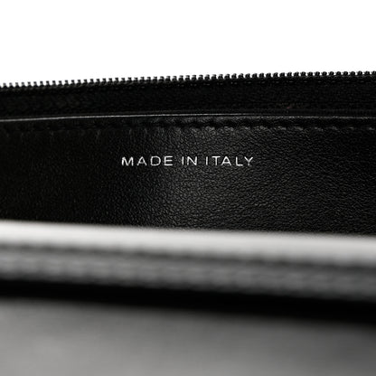 Chanel Caviar Camellia Embossed Wallet On Chain WOC Black 6 of 12