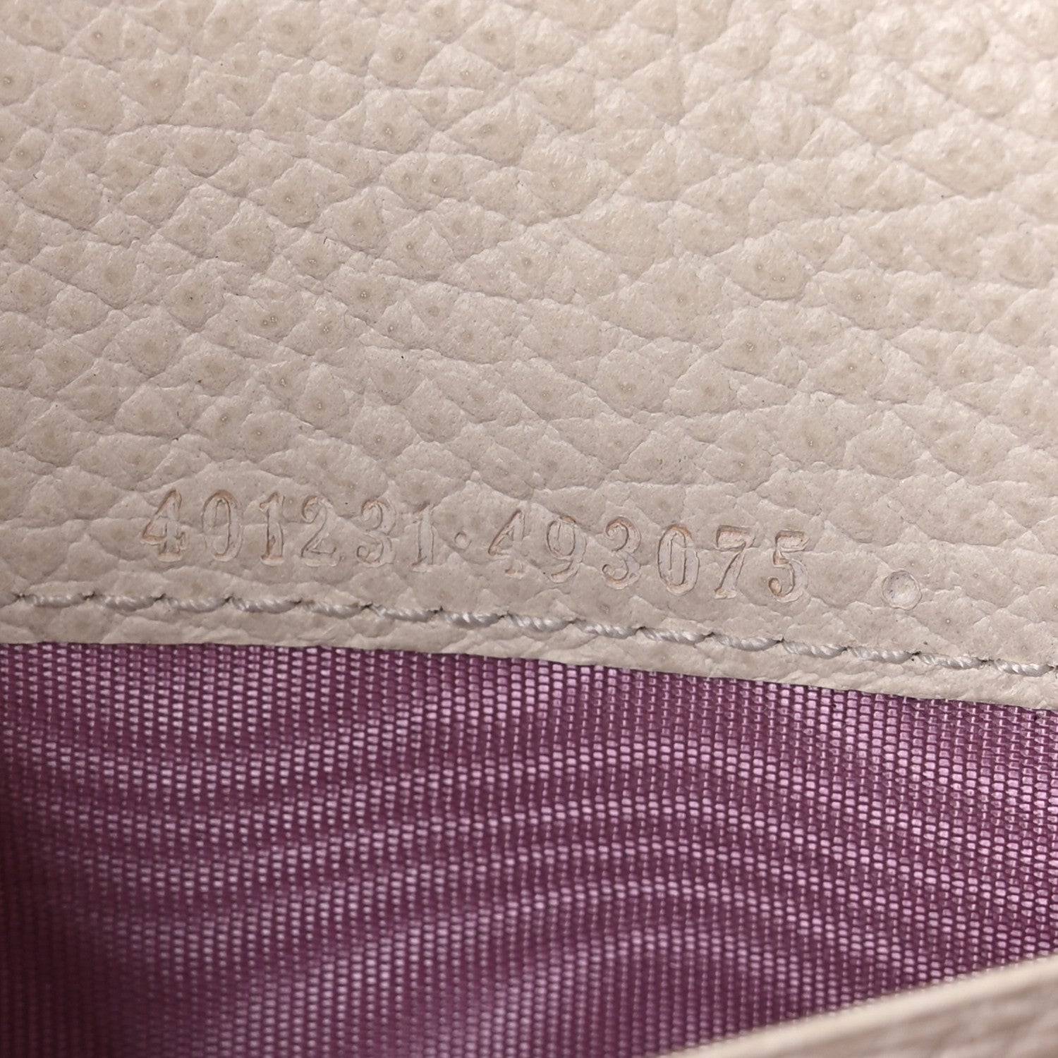 Gucci Dollar Calfskin Mini Dionysus Chain Wallet Mystic White 6 of 9