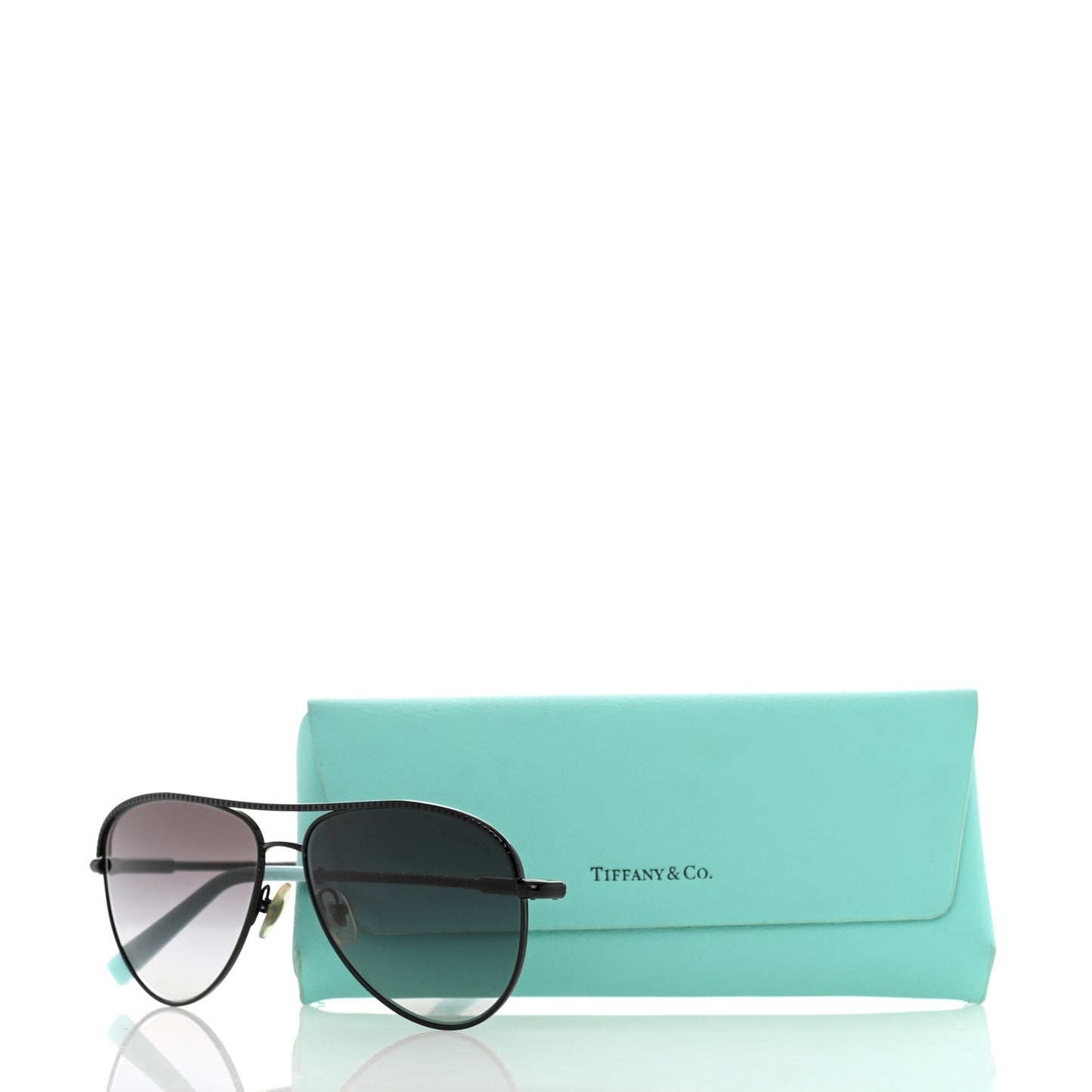 Acetate TF3062 Pilot Sunglasses Black Blue