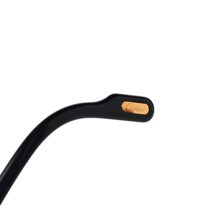 Cartier Vintage Diabolo Sunglasses 130 Black Gold 8 of 10