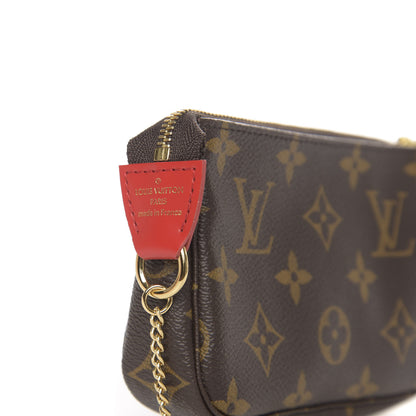 Louis Vuitton Monogram 2020 Christmas Animation Bumper Cars Mini Pochette Accessories Coquelicot 7 of 8