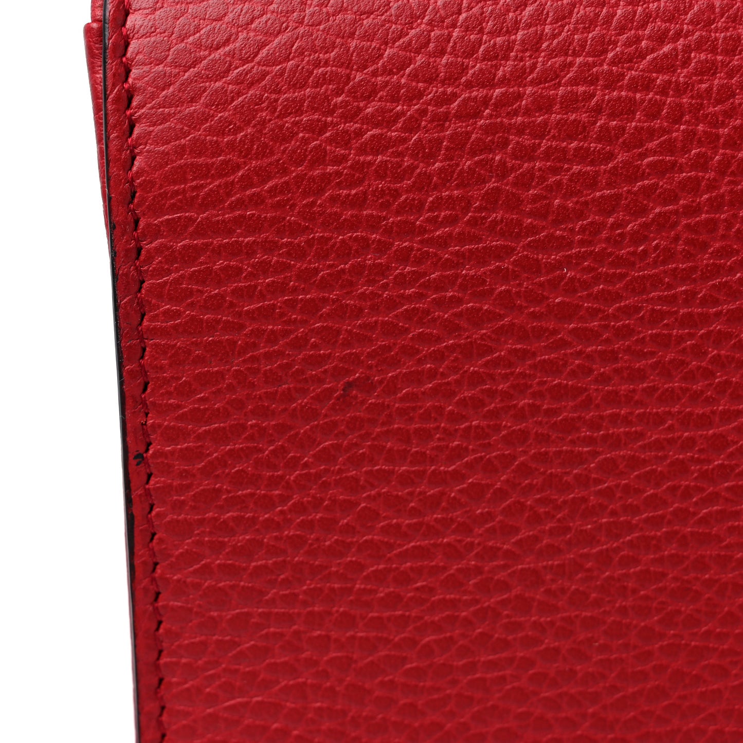 Dollar Calfskin Small Interlocking G Shoulder Bag Red