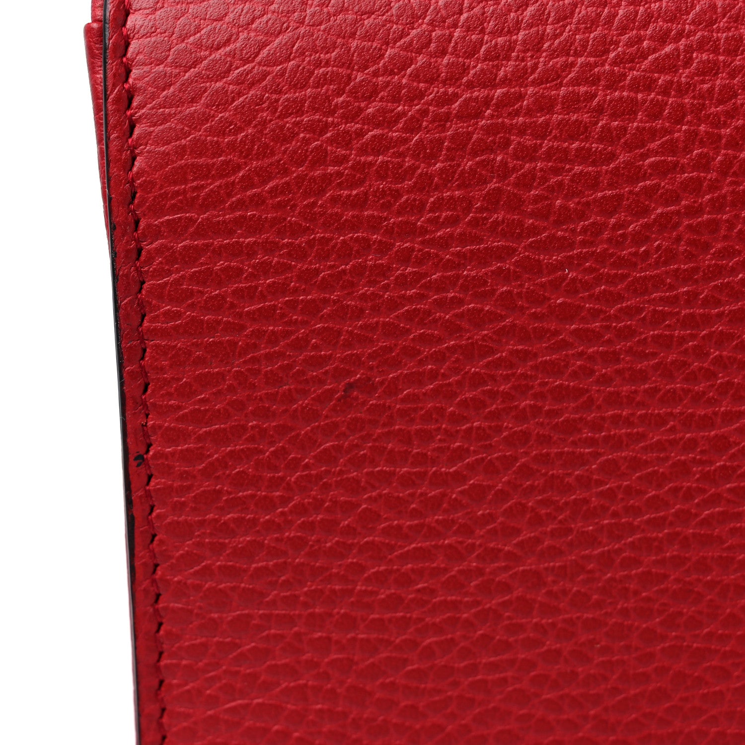 Gucci Dollar Calfskin Small Interlocking G Shoulder Bag Red 12 of 13