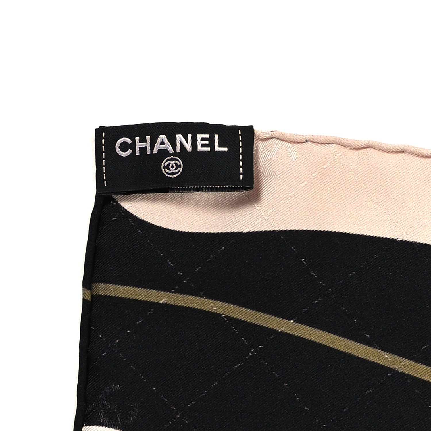 Chanel Silk CC Butterfly Square Scarf Multicolor 3 of 3