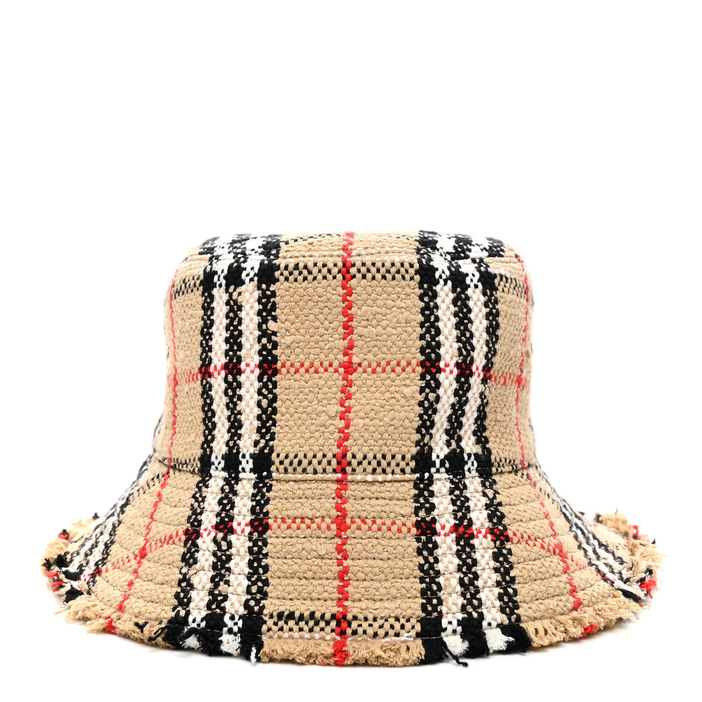 Tweed Check Bucket Hat M Archive Beige