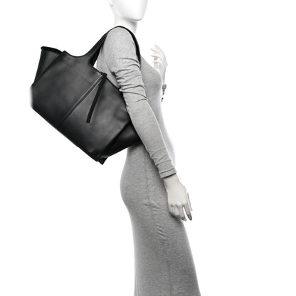 Celine Smooth Calfskin Small Tri-Fold Bag Black 2 of 11