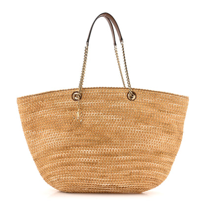 Jimmy Choo Raffia Tote Natural 1 of 14