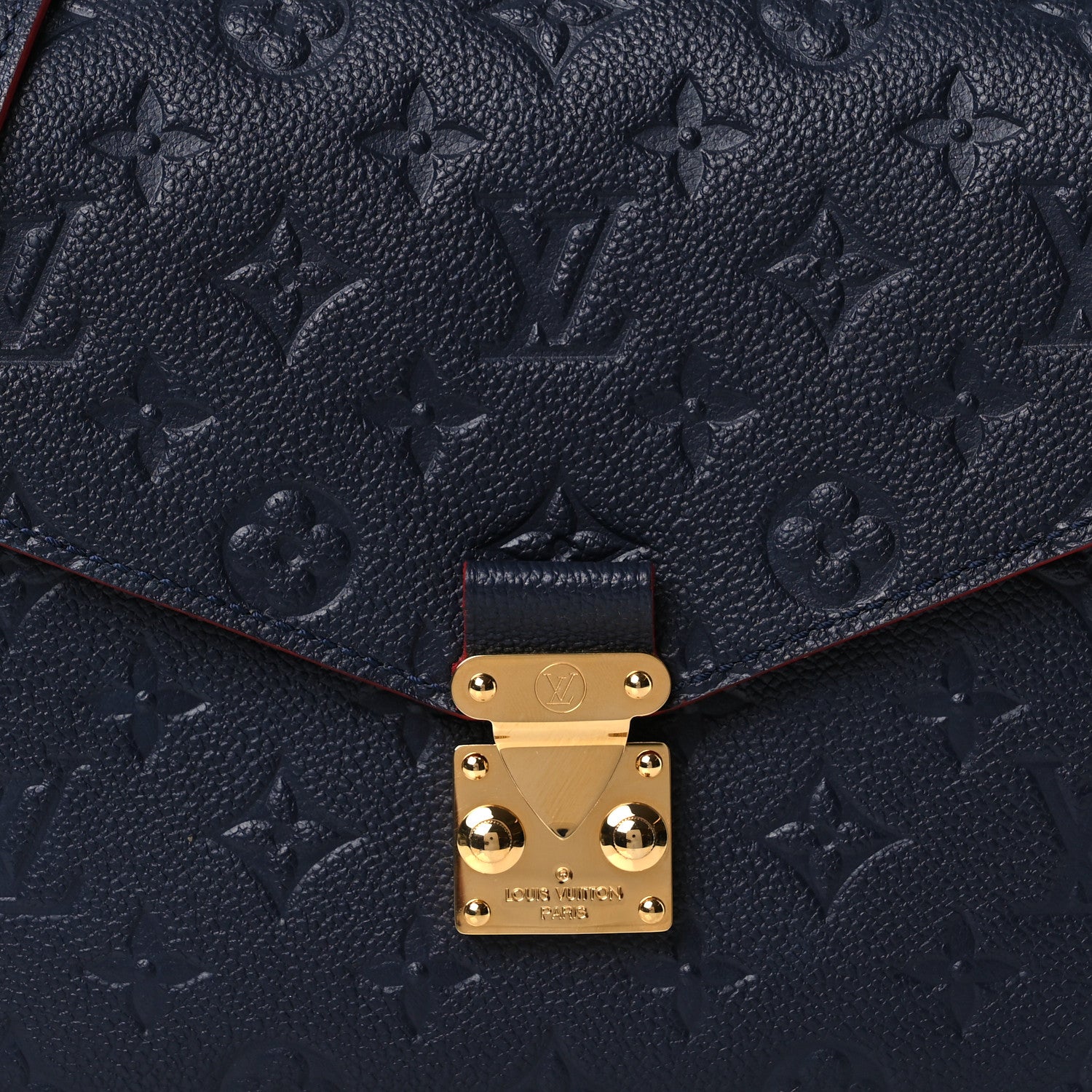 Louis Vuitton Empreinte Pochette Metis Marine Rouge 7 of 9