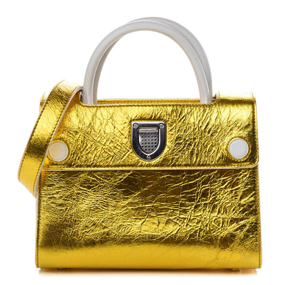 Christian Dior Metallic Calfskin Mini Diorever Flap Gold 1 of 9