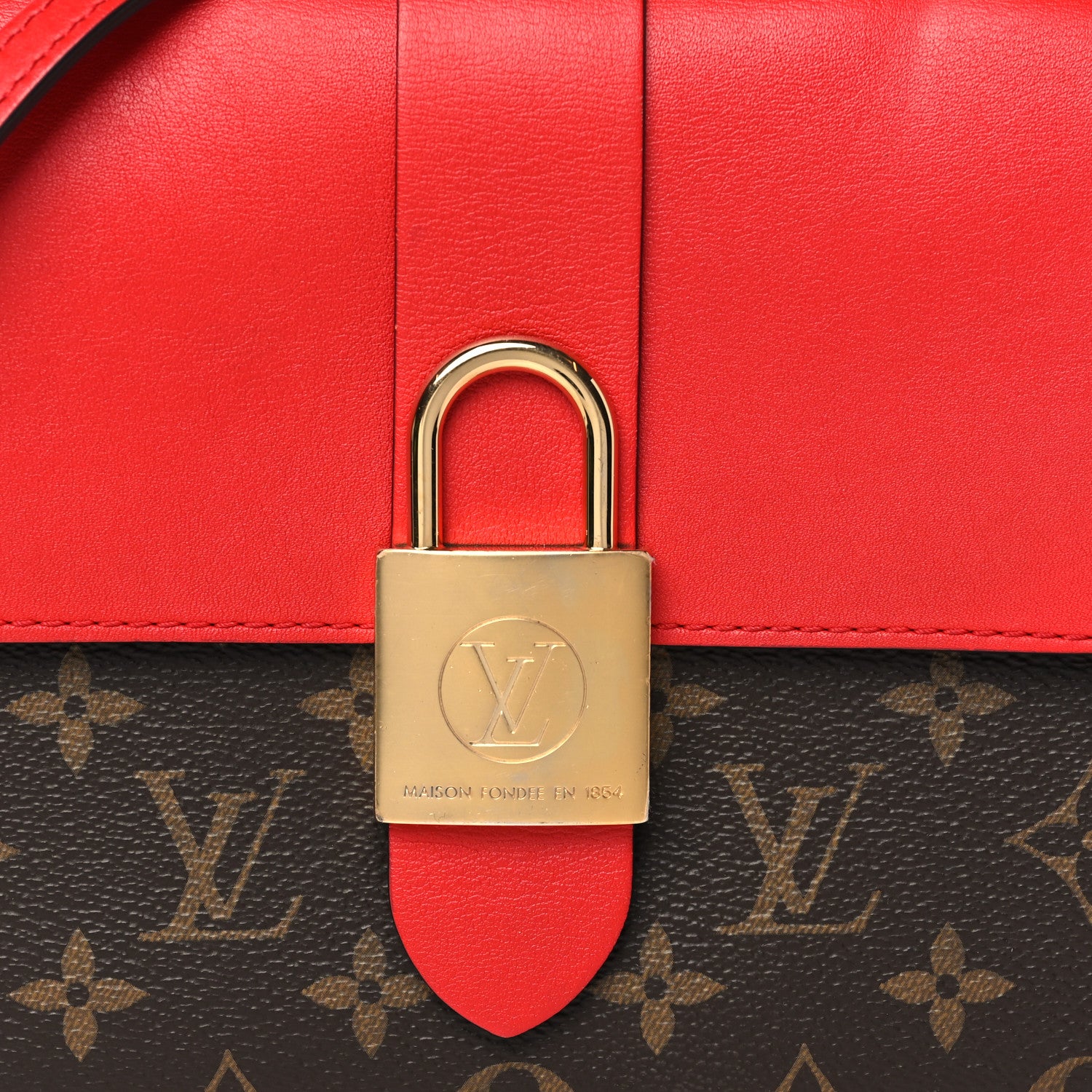 Louis Vuitton Monogram Locky BB Coquelicot 7 of 9