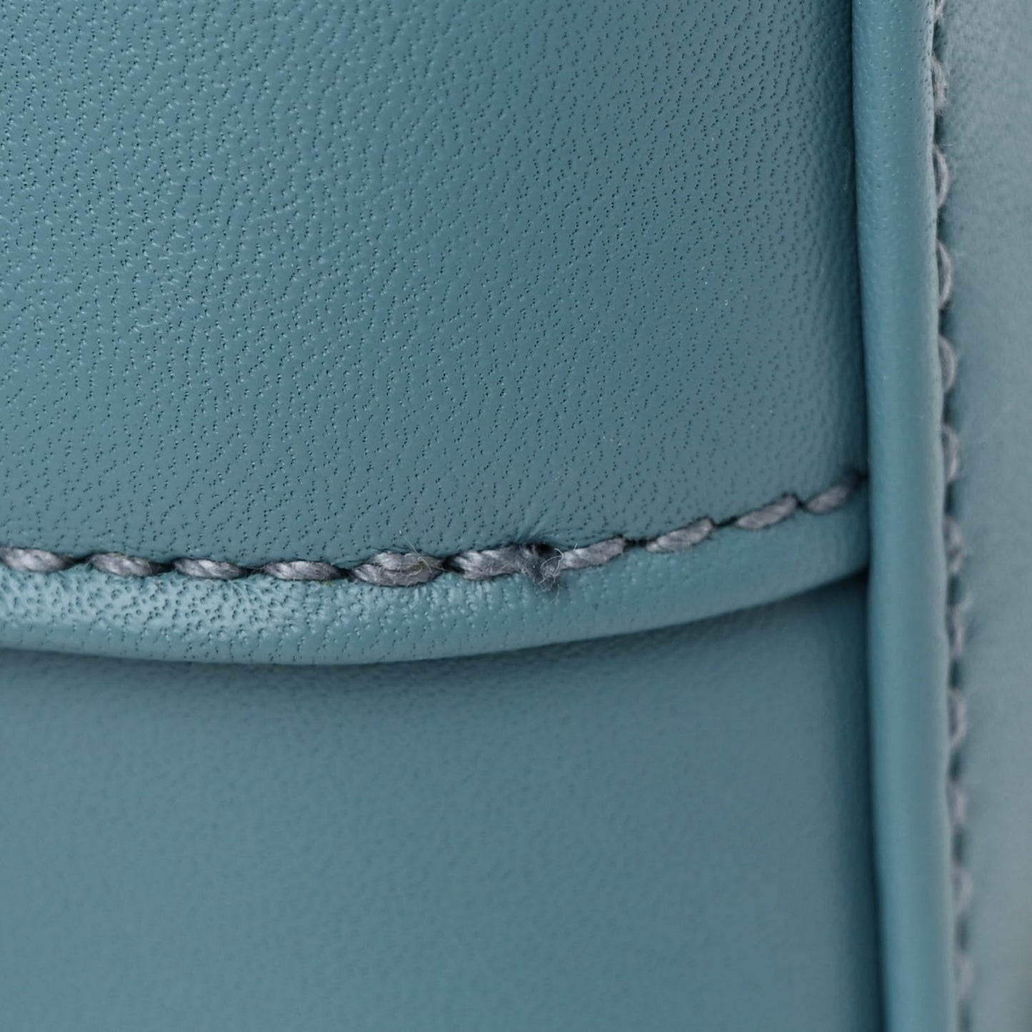 Calfskin Regular Arcadie Top Handle Bag Aqua