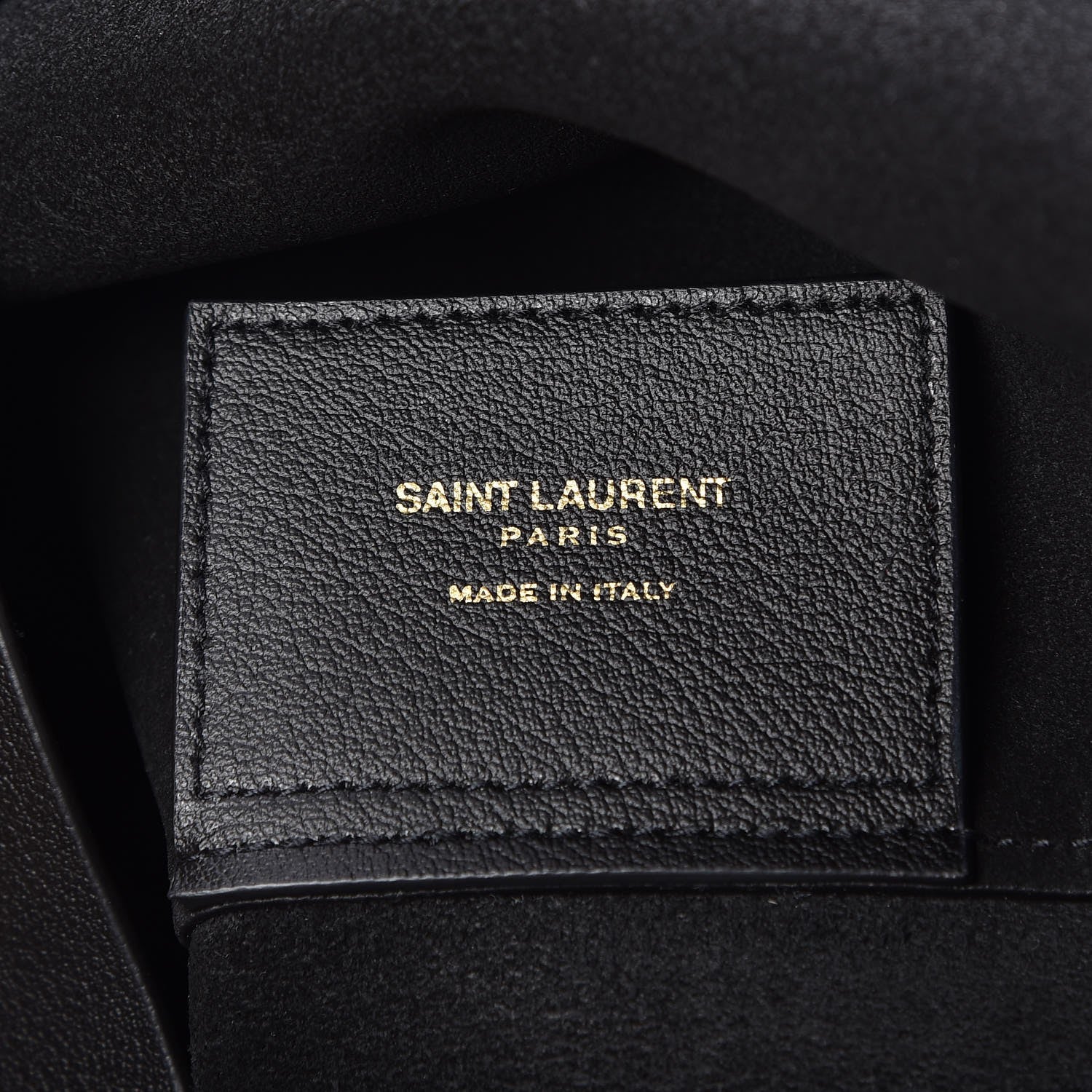 Saint Laurent Calfskin Large Shopping Tote Black 7 of 8