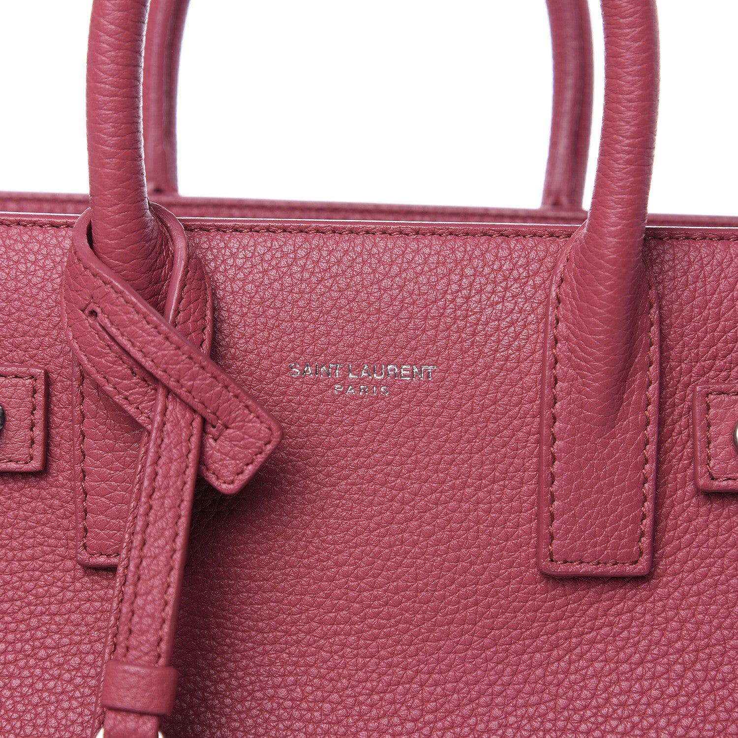 Saint Laurent Grained Calfskin Nano Sac De Jour Souple Mystic Rose 9 of 12